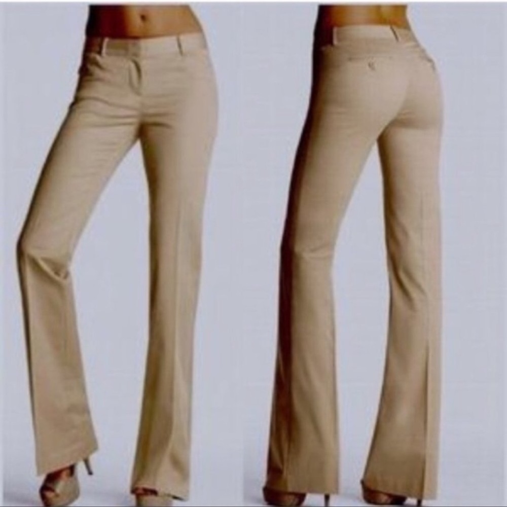 Victorias Secret Tan Christie Fit Trousers